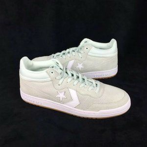 NEW Converse Fastbreak Mid Suede Green Mint White